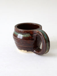 vintage studio pottery mug