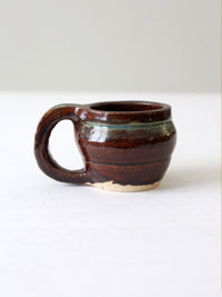vintage studio pottery mug