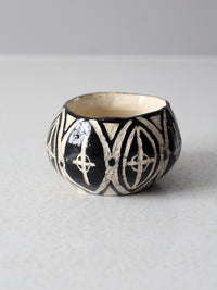 vintage studio pottery bowl