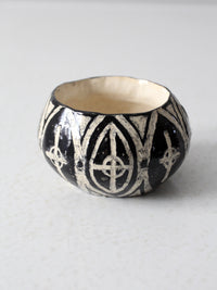 vintage studio pottery bowl