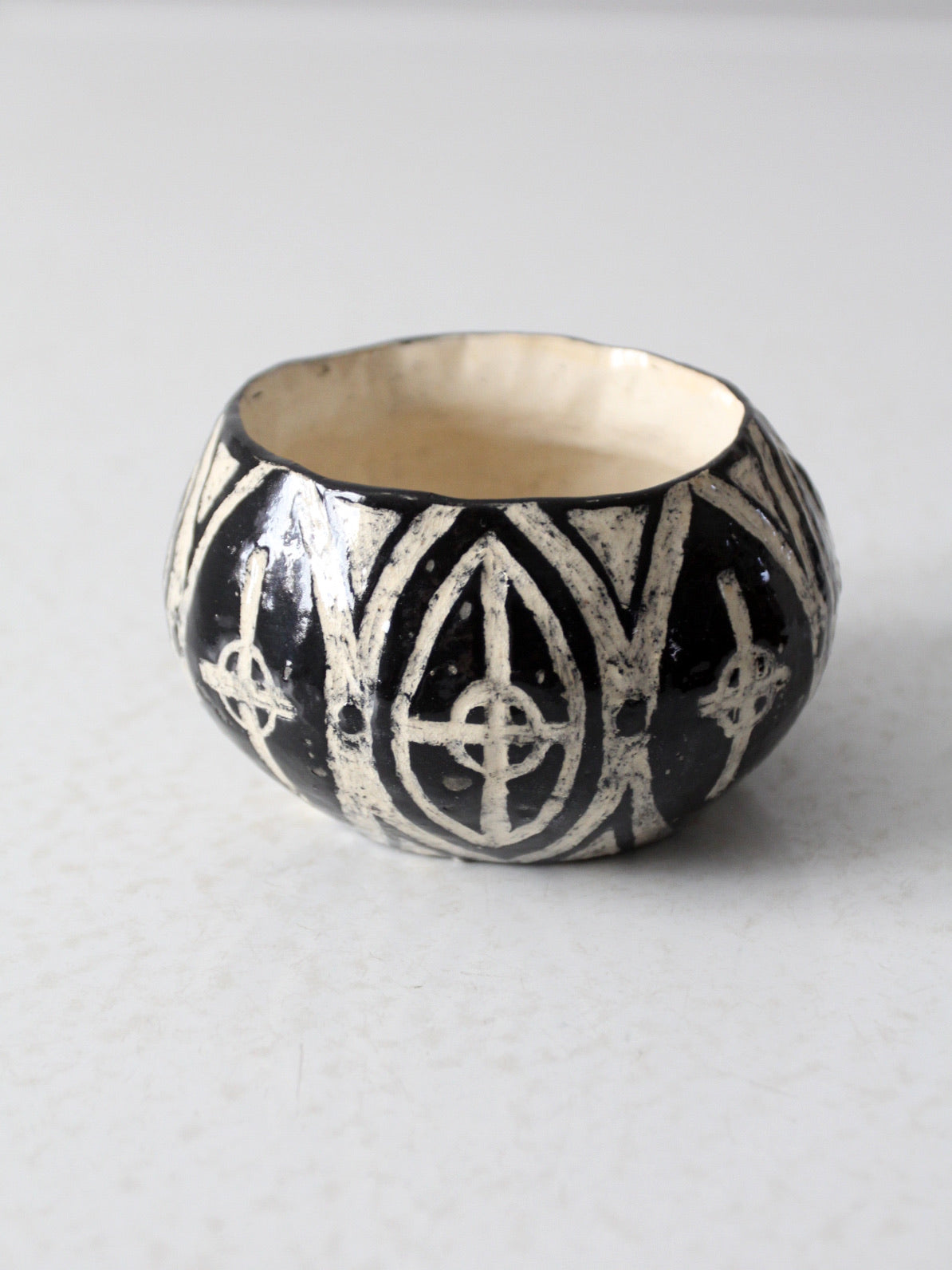 vintage studio pottery bowl