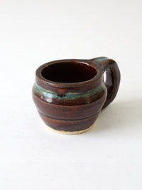 vintage studio pottery mug