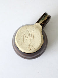 vintage studio pottery mug