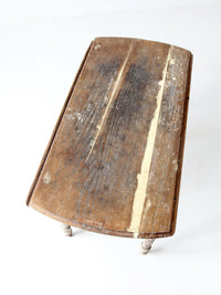 antique painted drop leaf table