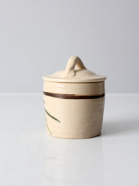 vintage studio pottery jar