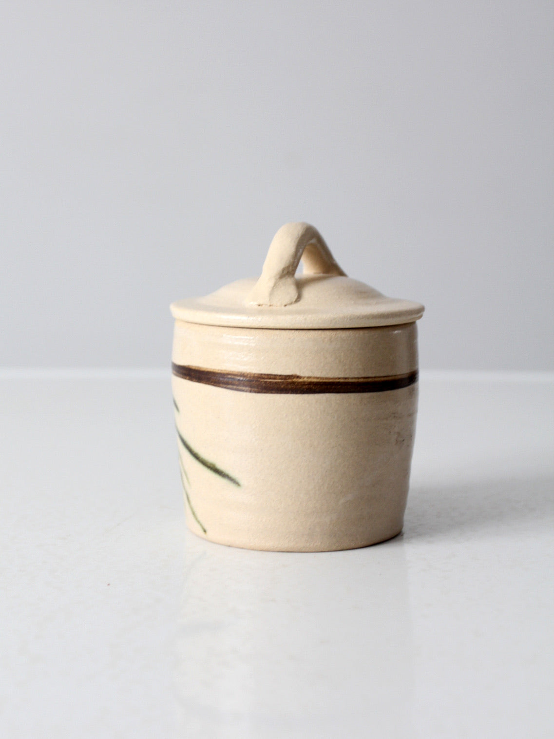 vintage studio pottery jar