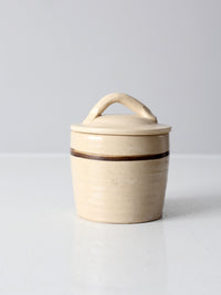 vintage studio pottery jar