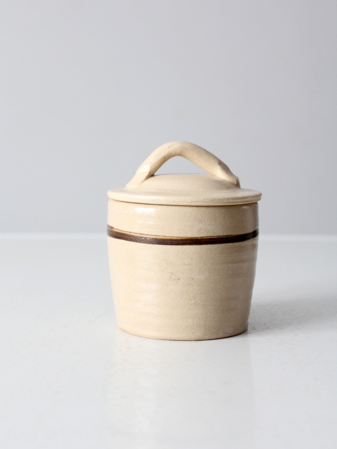 vintage studio pottery jar