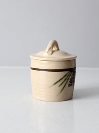 vintage studio pottery jar
