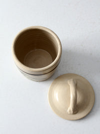 vintage studio pottery jar