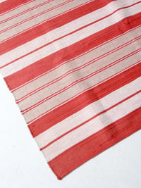 vintage striped woven area rug