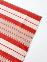vintage striped woven area rug