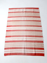 vintage striped woven area rug