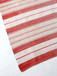 vintage striped woven area rug