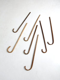 set of seven vintage wood canes