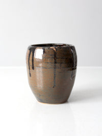 vintage studio pottery vase