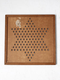 vintage Mah Tong Chinese checkers game board