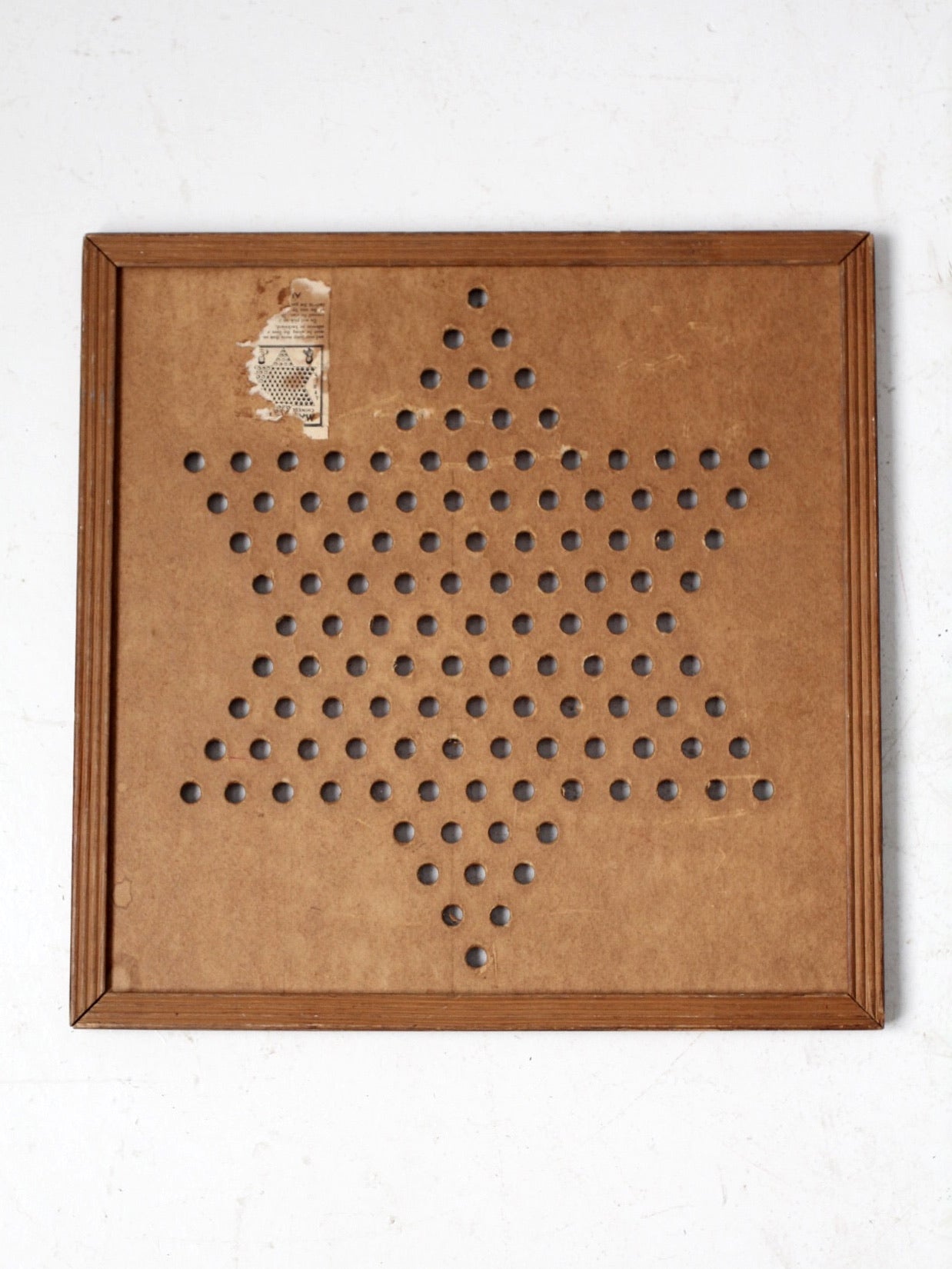 vintage Mah Tong Chinese checkers game board