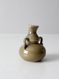 vintage studio pottery amphora vase