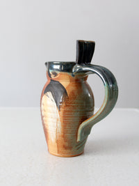 vintage Lee Segal studio pottery pitcher vase