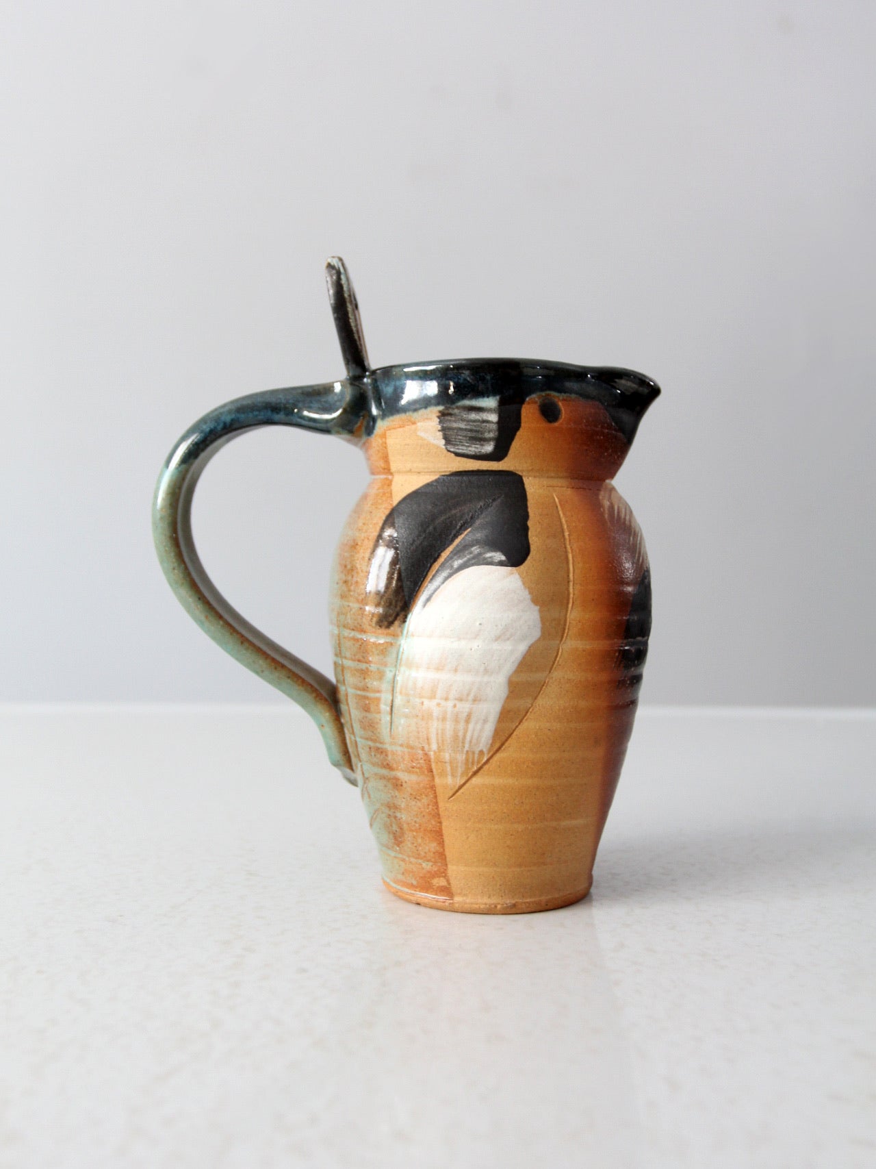 vintage Lee Segal studio pottery pitcher vase