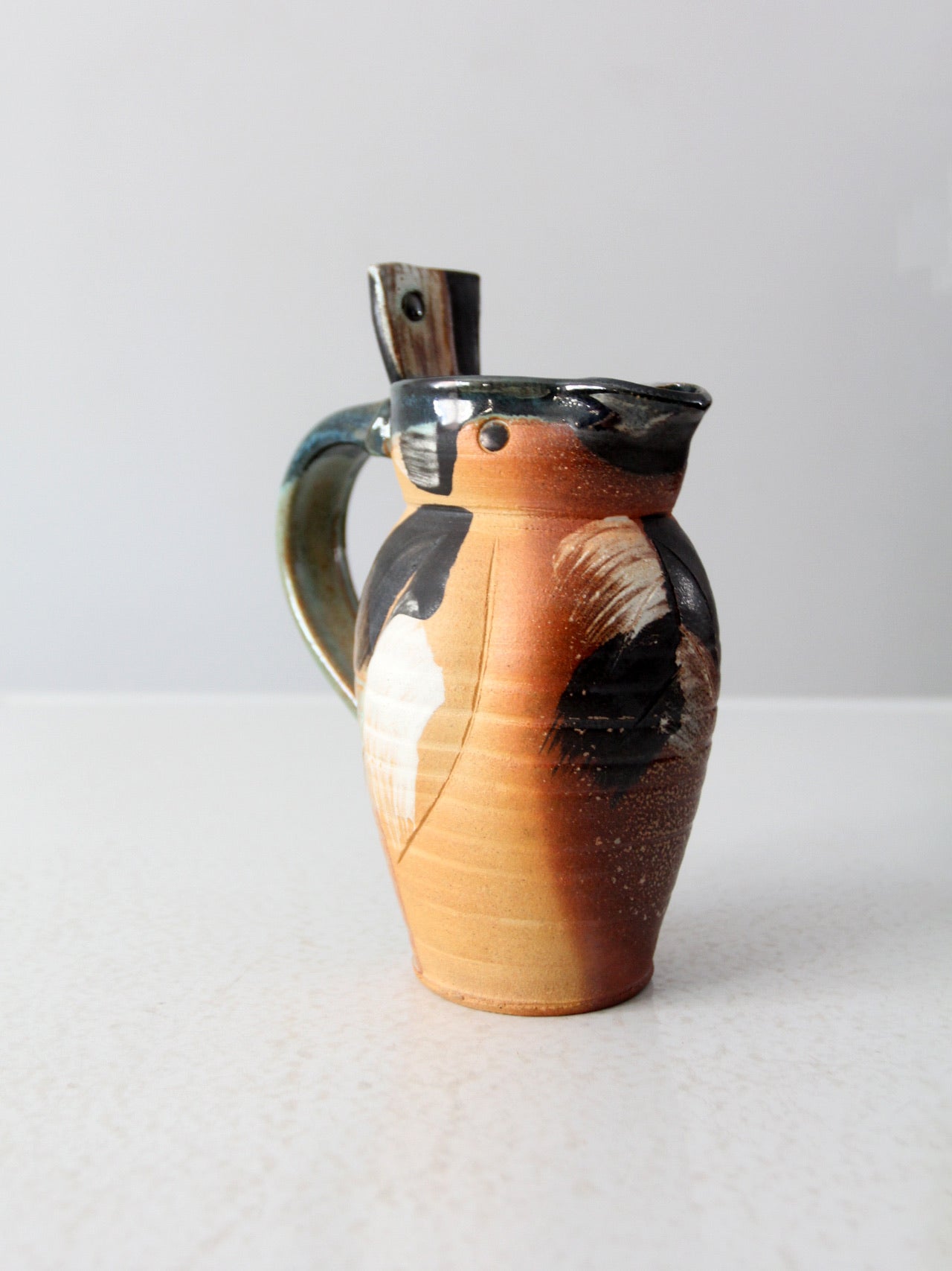 vintage Lee Segal studio pottery pitcher vase