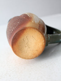 vintage Lee Segal studio pottery pitcher vase