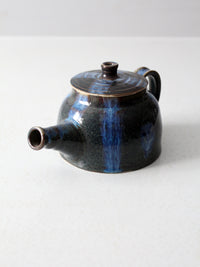 vintage studio pottery teapot