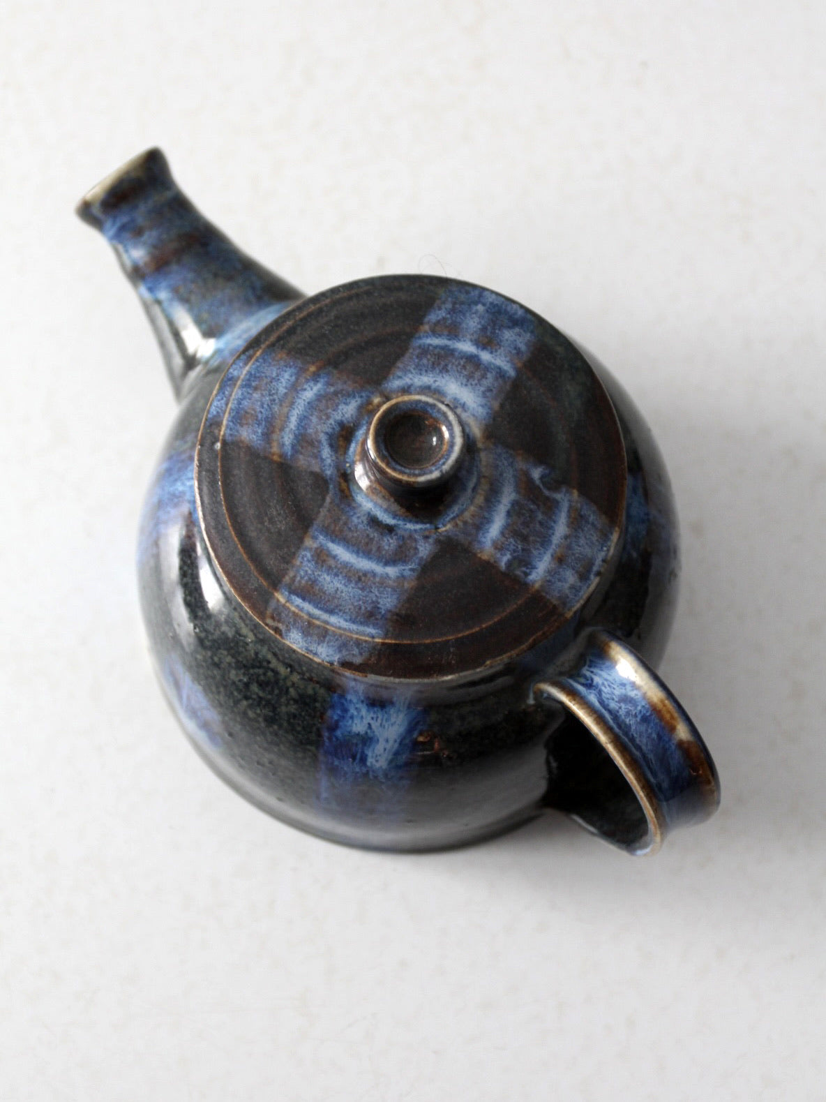 vintage studio pottery teapot
