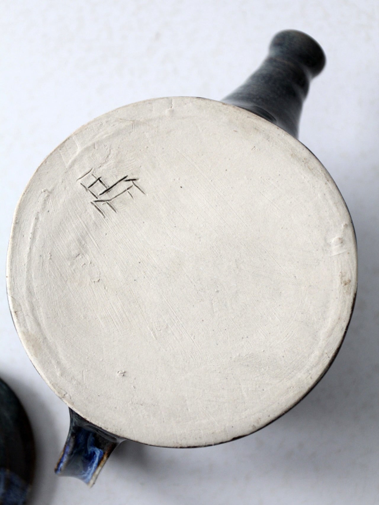 vintage studio pottery teapot