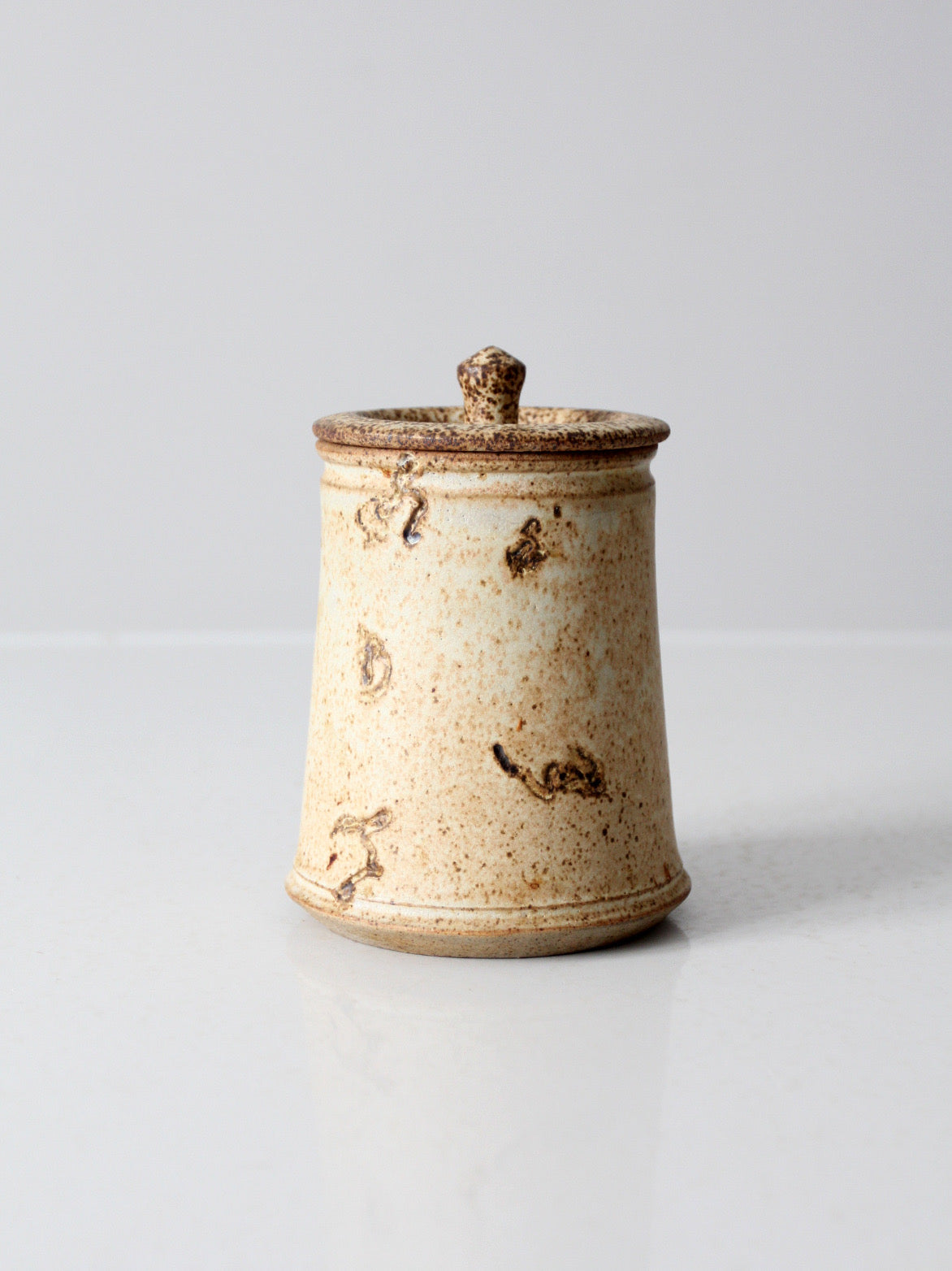 vintage studio pottery jar