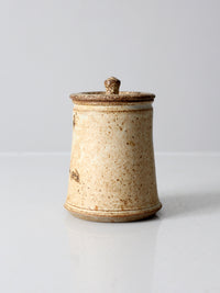 vintage studio pottery jar