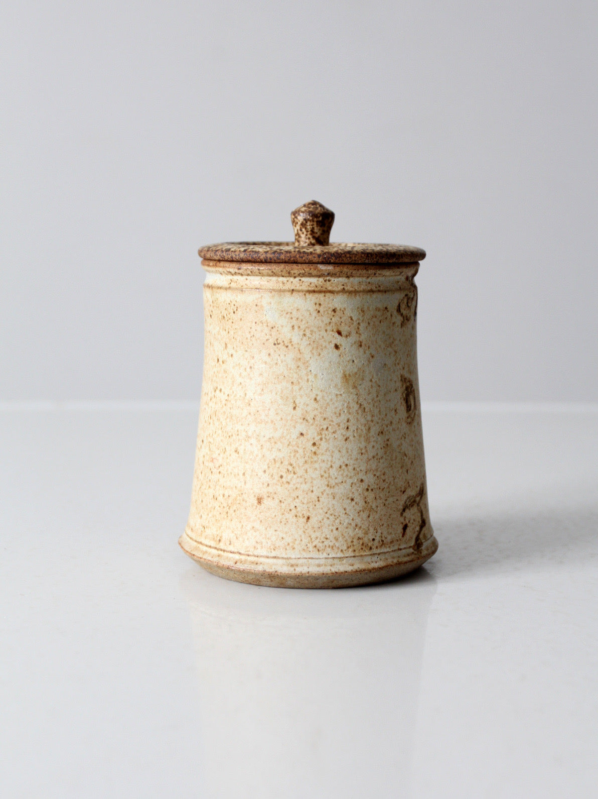 vintage studio pottery jar