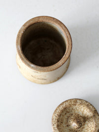 vintage studio pottery jar