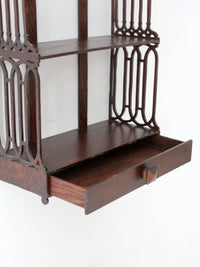 antique Victorian era wall shelf