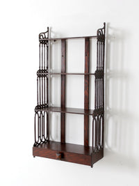 antique Victorian era wall shelf