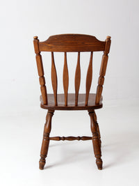 vintage Dearborn oak side chair