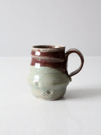 vintage studio pottery mug