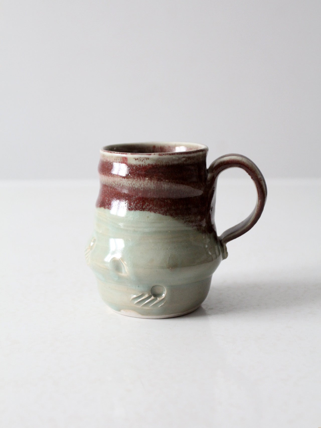 vintage studio pottery mug