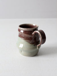 vintage studio pottery mug