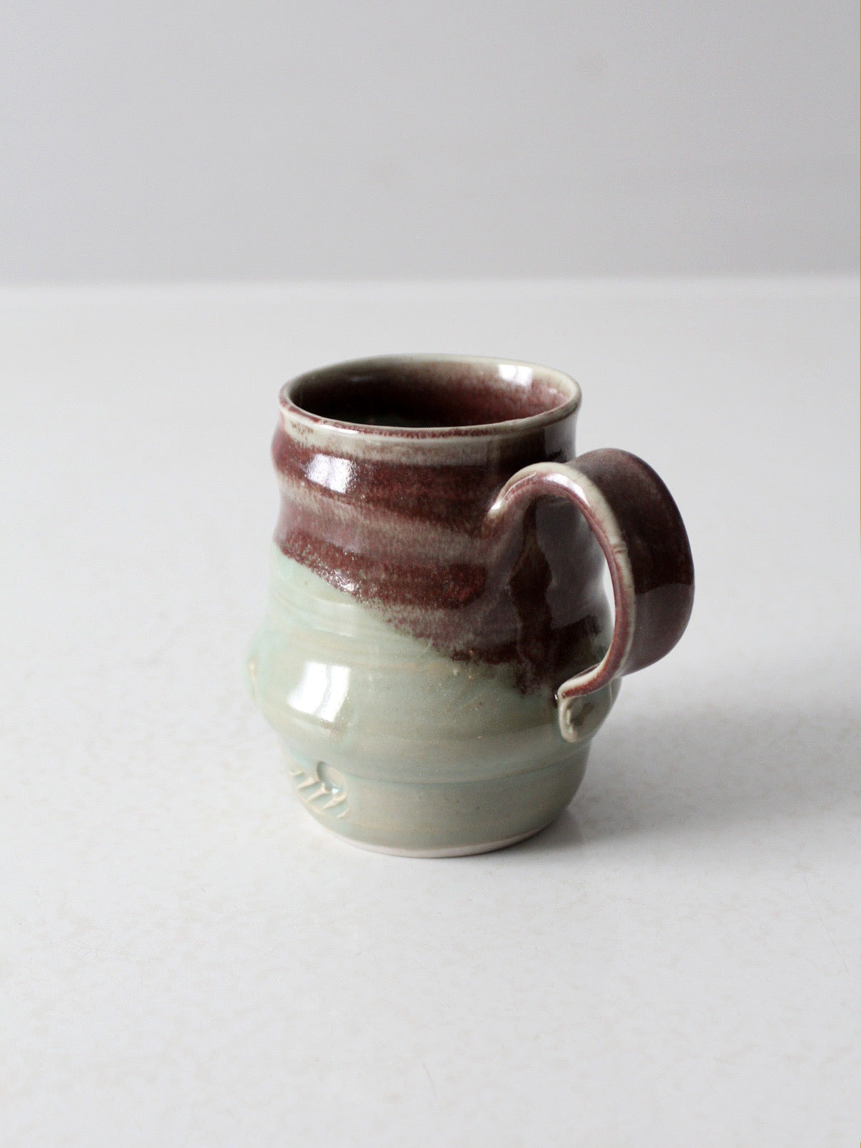 vintage studio pottery mug