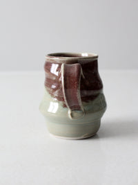 vintage studio pottery mug