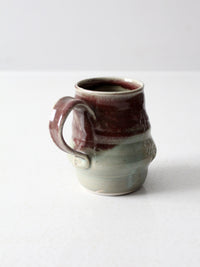 vintage studio pottery mug