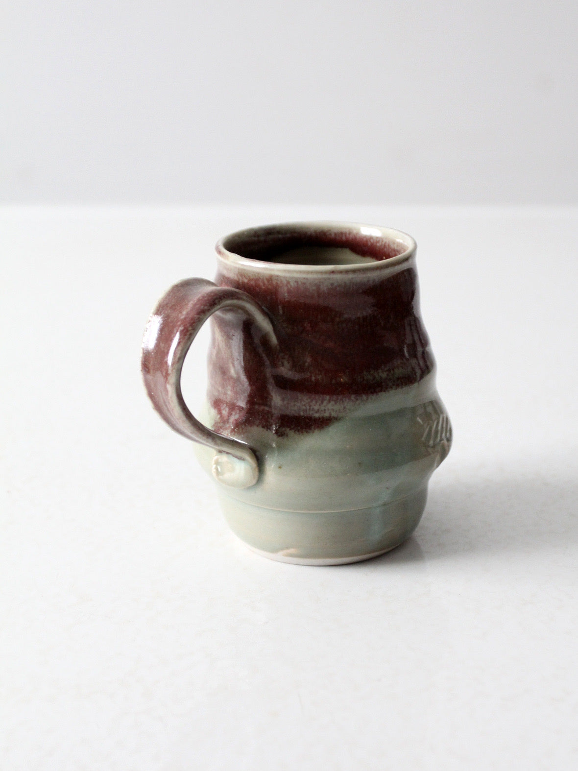 vintage studio pottery mug