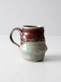 vintage studio pottery mug