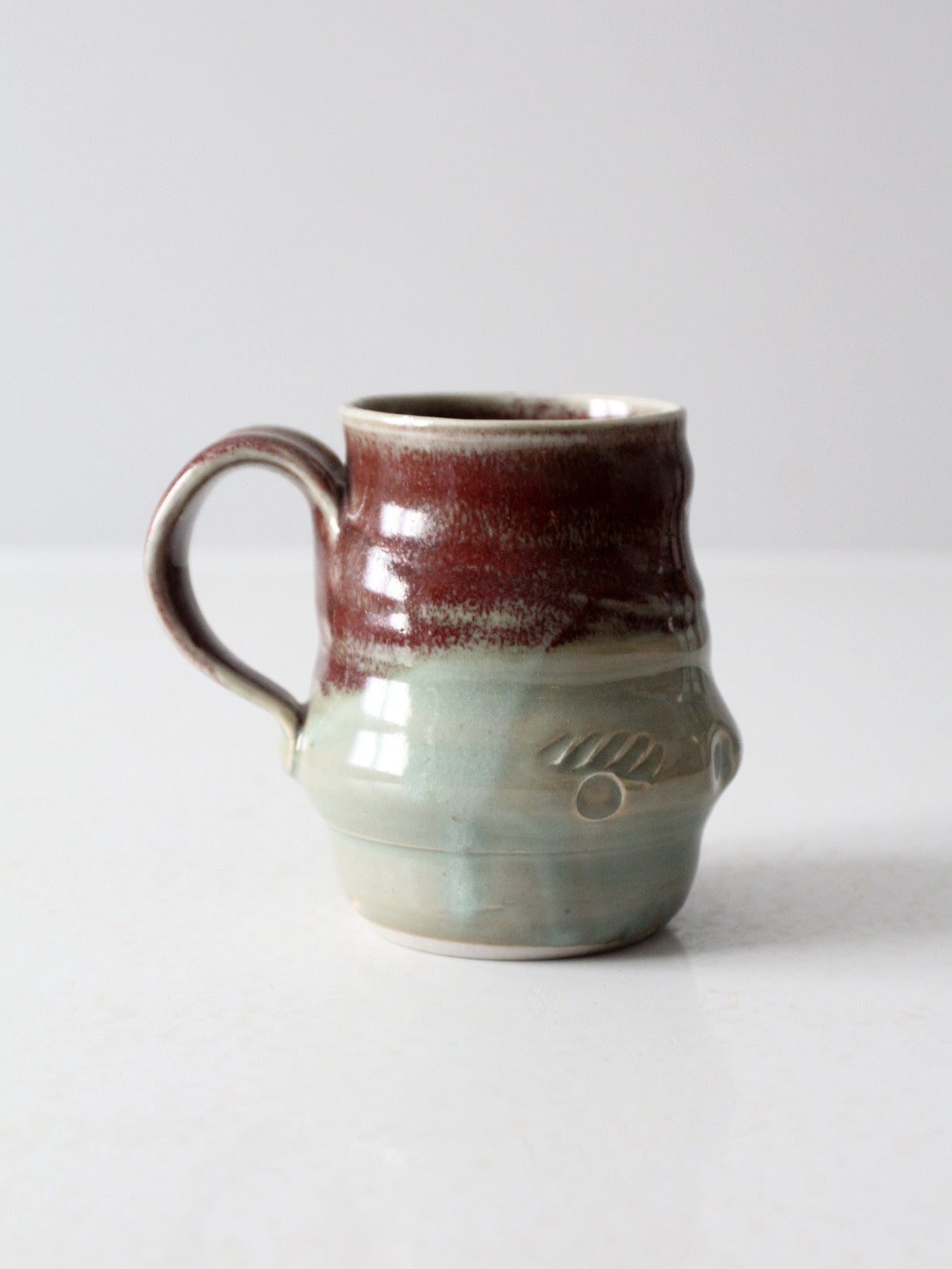 vintage studio pottery mug