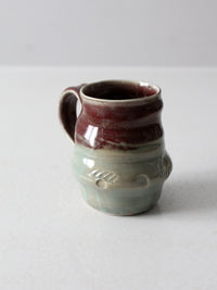 vintage studio pottery mug