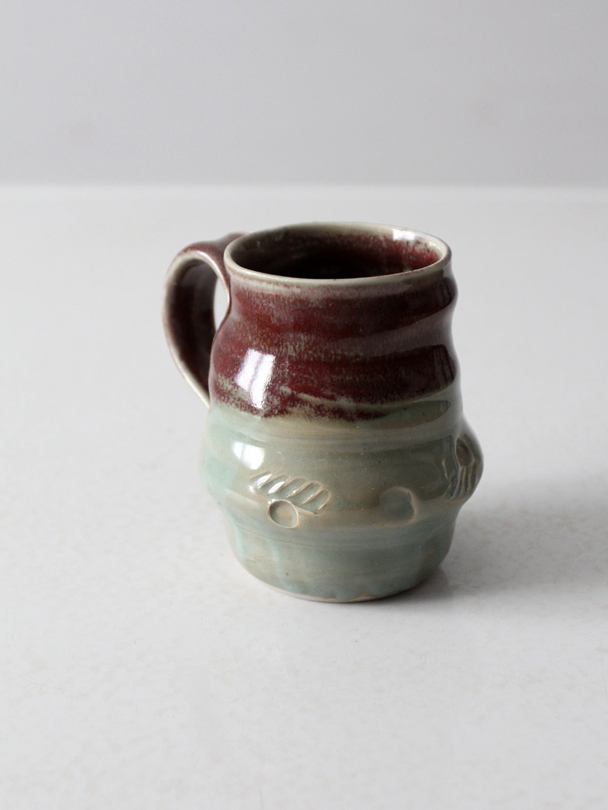 vintage studio pottery mug