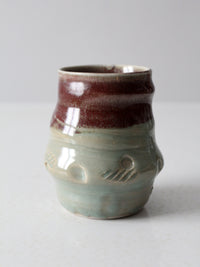 vintage studio pottery mug