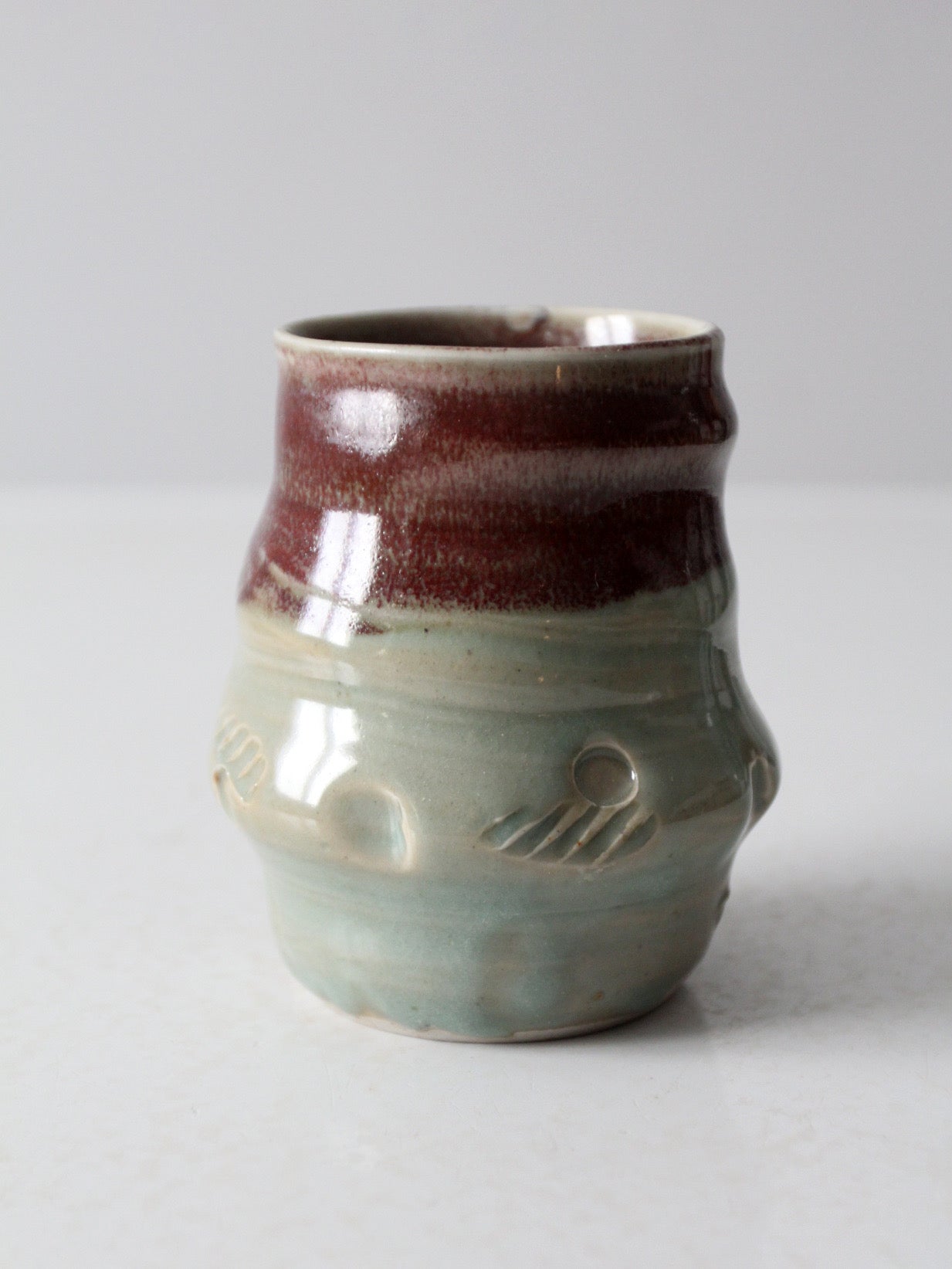 vintage studio pottery mug